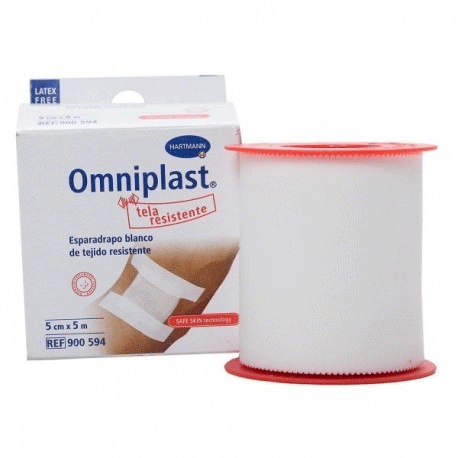 Esparadrapo Tela 5 cm*5 m. Blanco