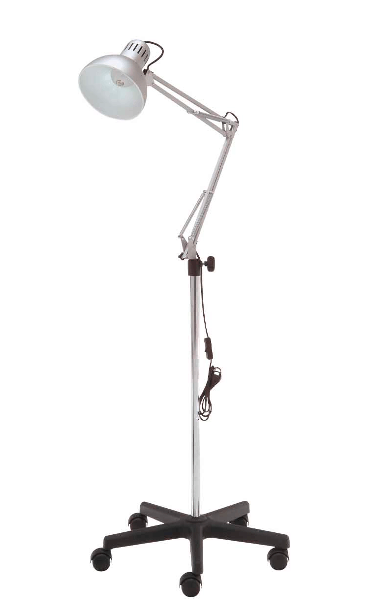 Lámpara reconocimiento, foco orientable, LED 10W, peana PVC