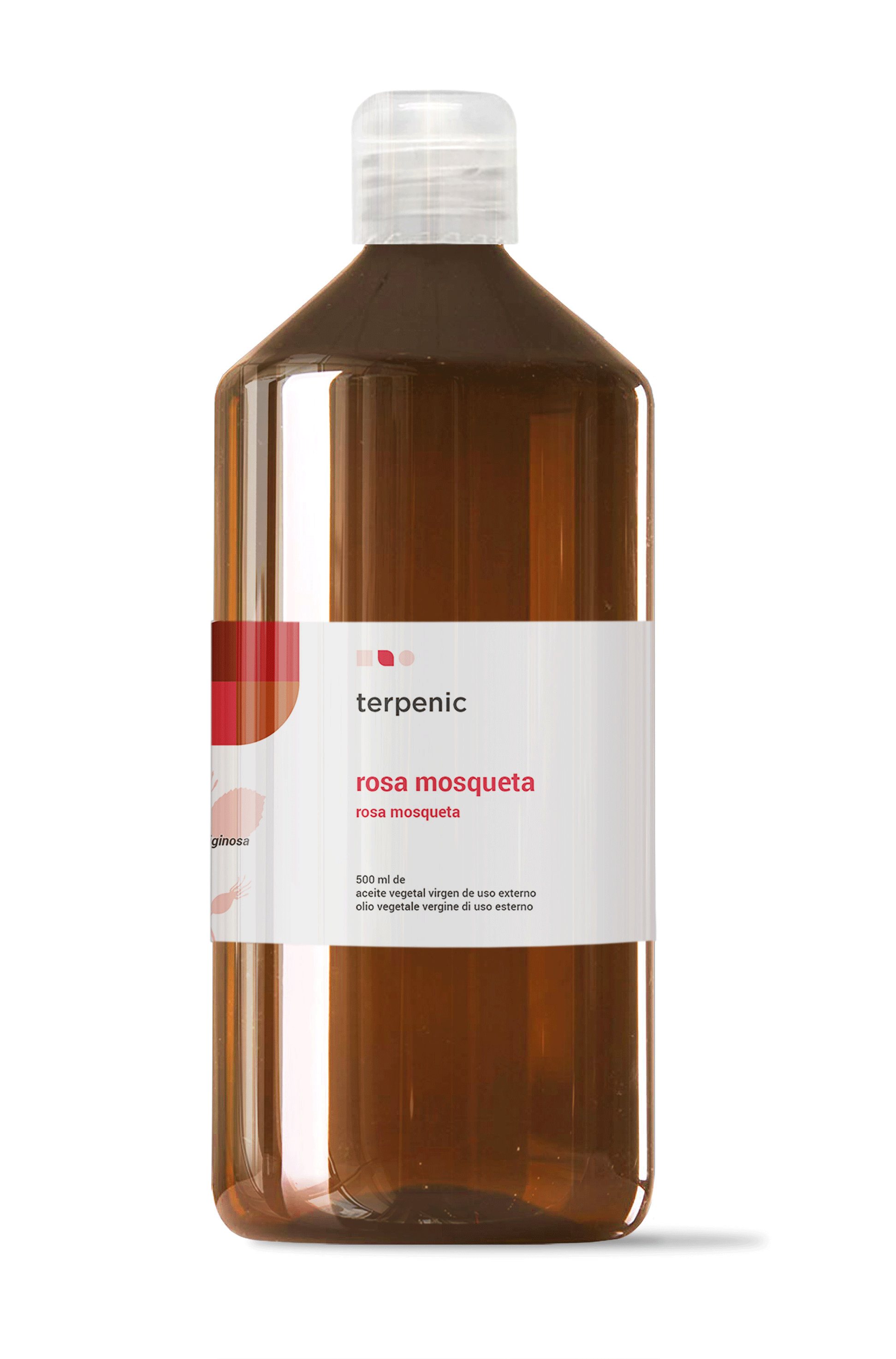 Aceite vegetal ROSA MOSQUETA Virgen. 500 ml