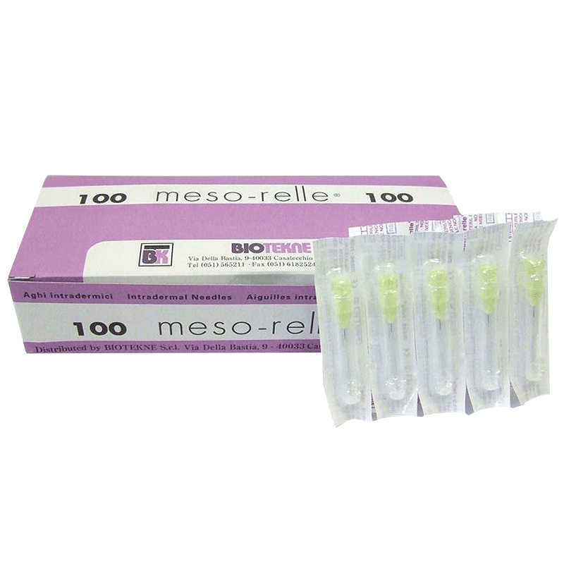 Agujas MESORELLE 0,3*4 mm. 30G