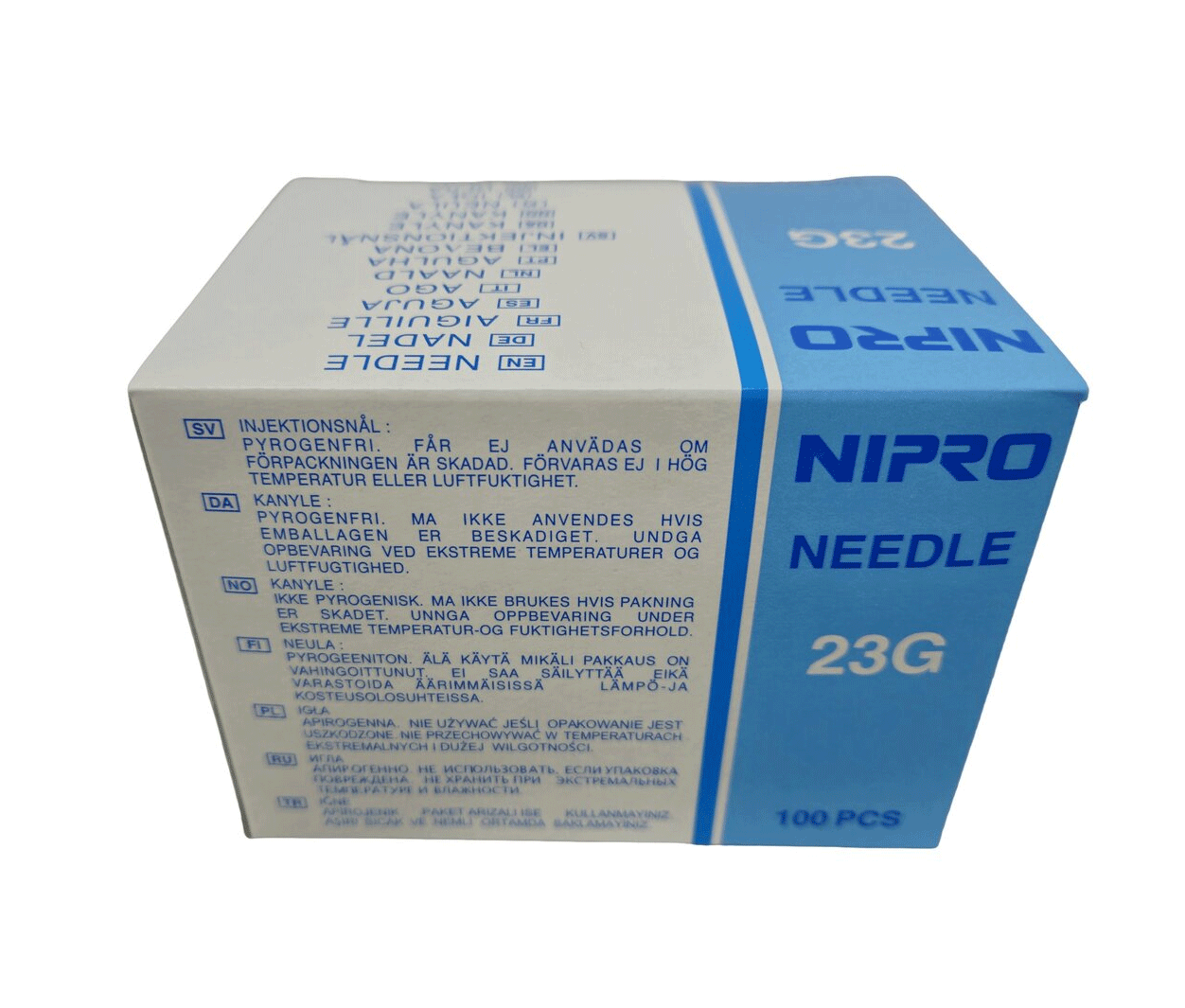 Agujas NIPRO de 0,6*25 mm. 23G 1