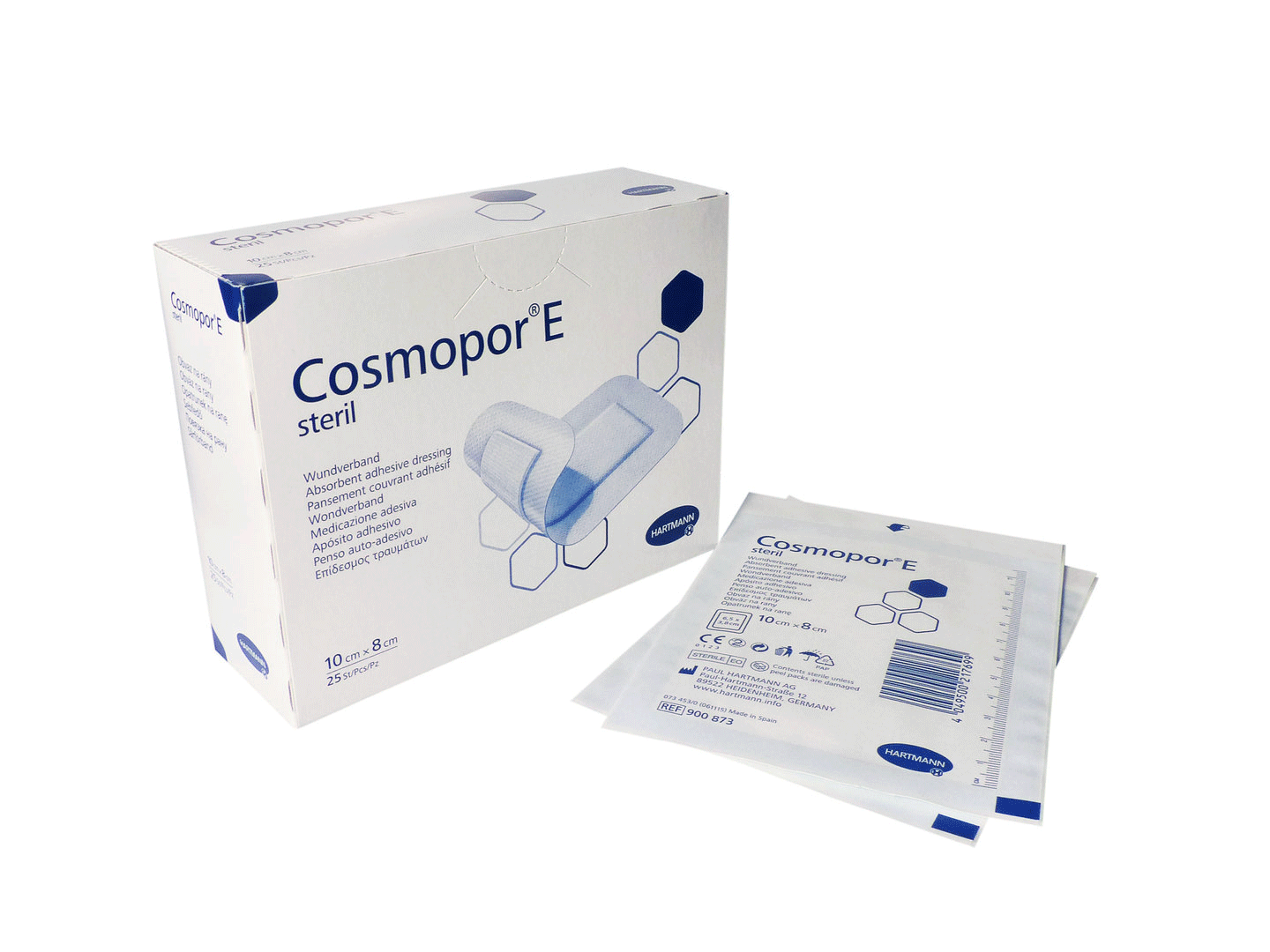 Cosmopor 10*8 cm. Apósito quirúrgico autoadhesivo. 25 uds.