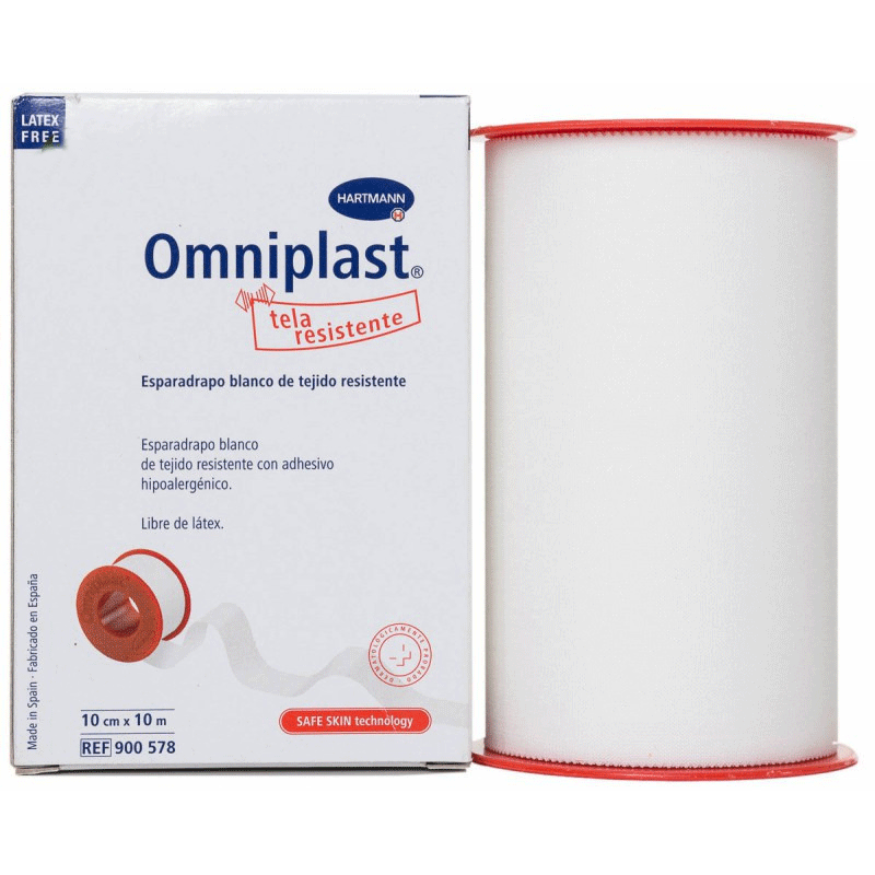 Esparadrapo Tela 10 cm *10 m. Blanco