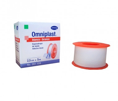 Esparadrapo Tela 2.5 cm* 5 m. Blanco