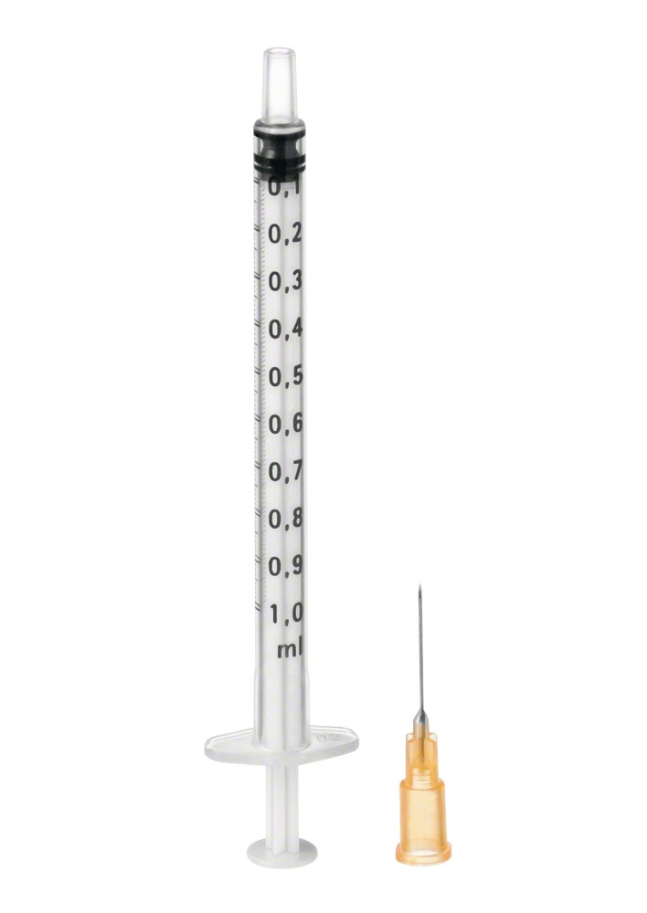 Jeringa BRAUN tuberculina 1 cc. c/aguja 0.5*16