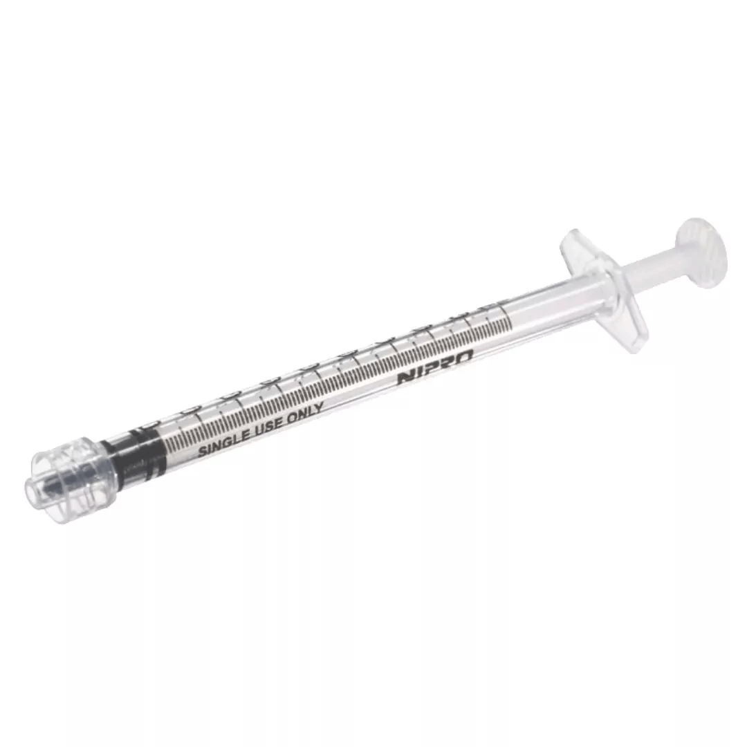 Jeringa NIPRO tres cuerpos 1cc. L.L. (100 uds)