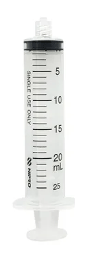Jeringa NIPRO tres cuerpos 20 cc. L.L. (50 uds)