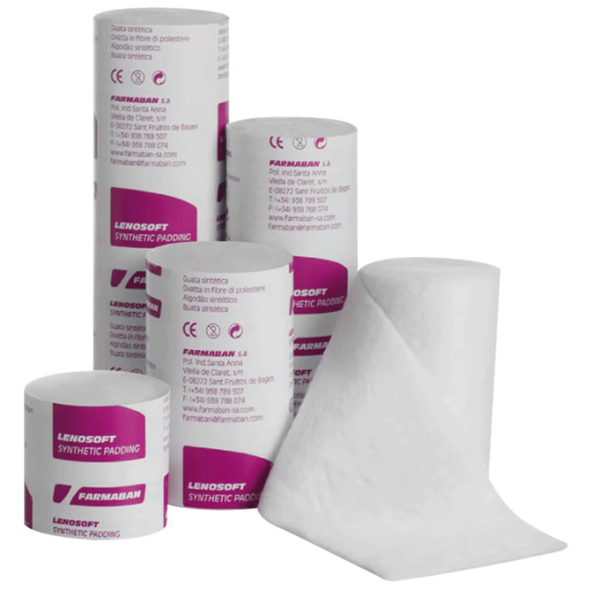 Venda acolchada 15cm*2.7m. Lenosoft (6 uds)