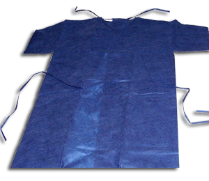 Casaca atado doble, azul marino. SUPERIOR. 45 Gr. PAQUETE 10 uds