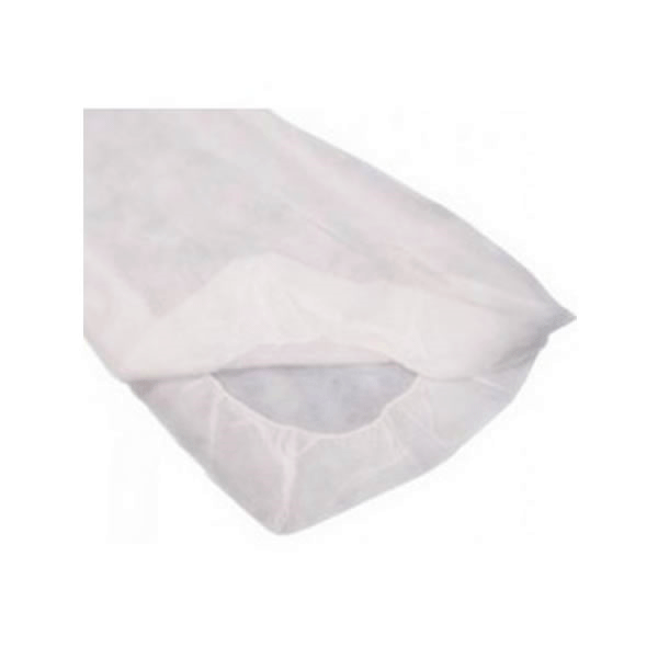 Sábana Ajustable BLANCA 60*180*10. Paquete 10 uds