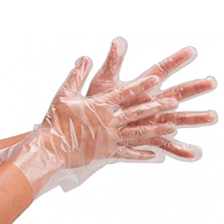 Guantes de plástico