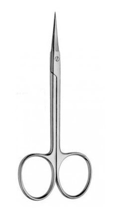 Tijera iris recta 11 cm. Superior