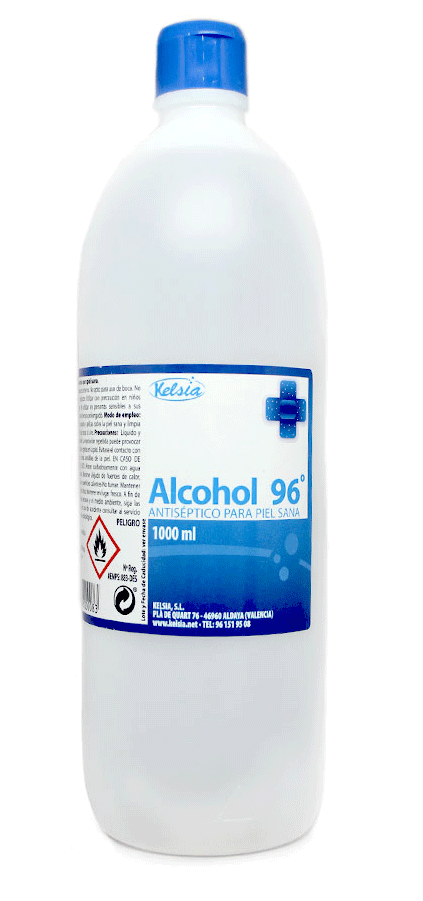 Alcohol 96º. 1 Litro