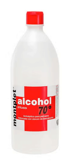 Alcohol 70º. 1 Litro