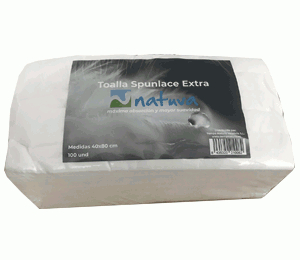 Toalla "SPUNLACE". 40*80 cm. 100 uds. "Peluquería"
