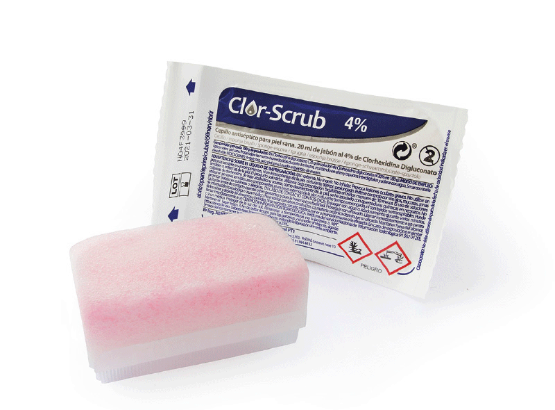 Cepillo/Esponja (Clorhexidina)