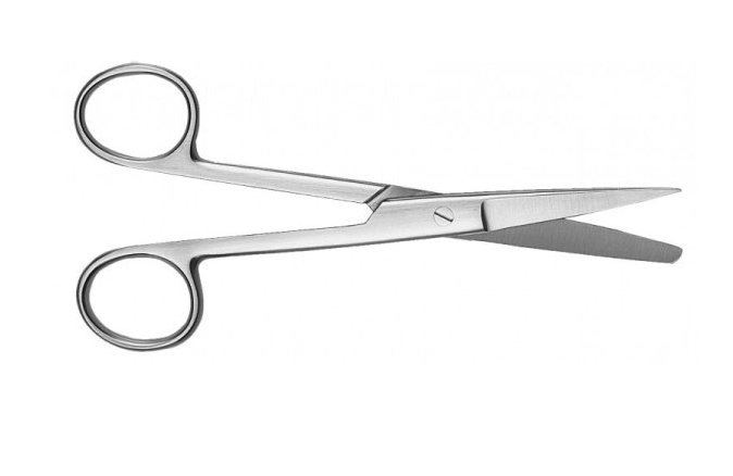 Tijera cirugía recta a/r, 20 cm. Superior