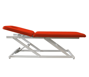 Camilla eléctrica, 2 cuerpos. Con orificio facial. Mando manual. SIN ruedas