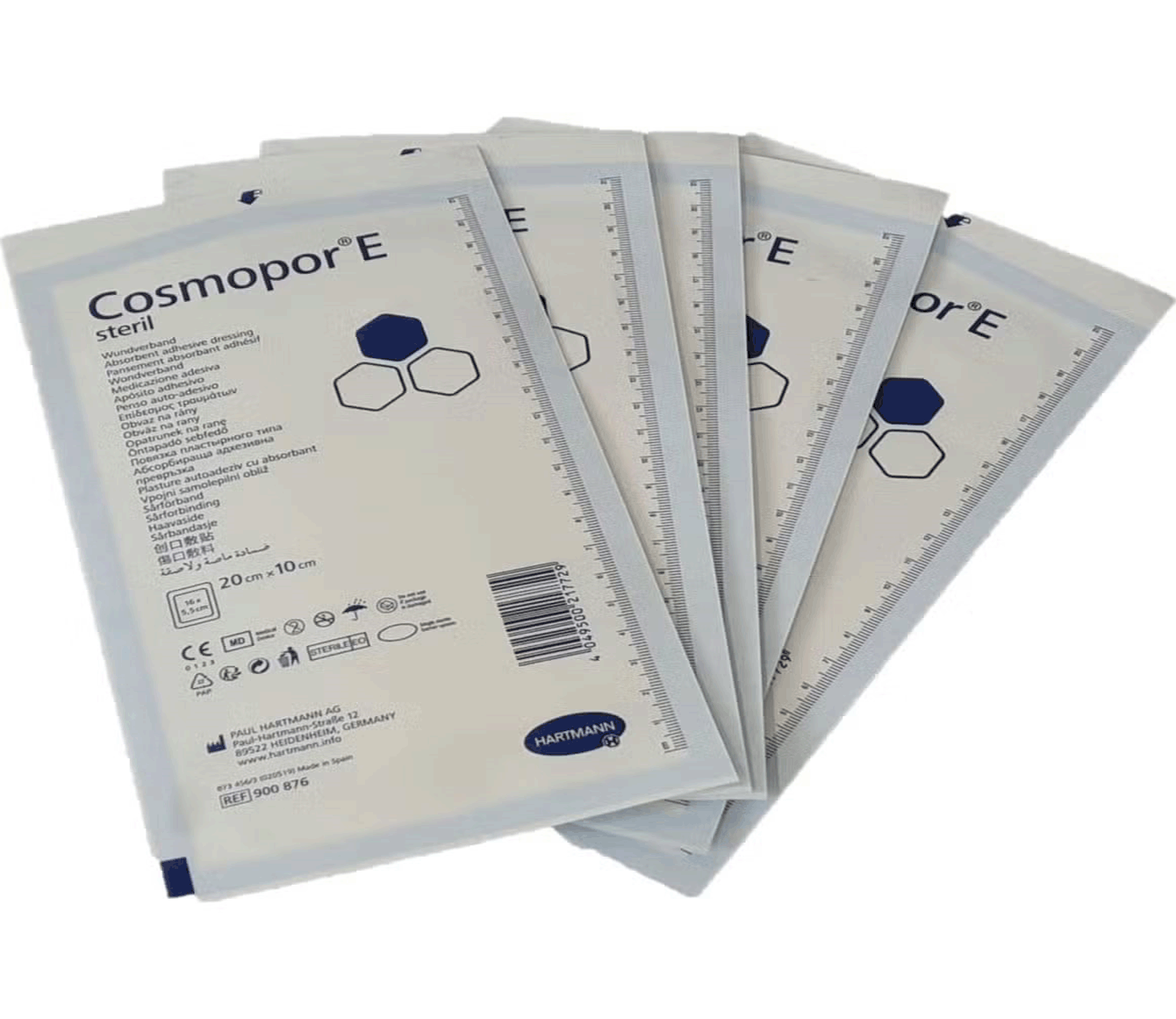 Cosmopor 20*10 cm. Apósito quirúrgico autoadhesivo. 25 uds