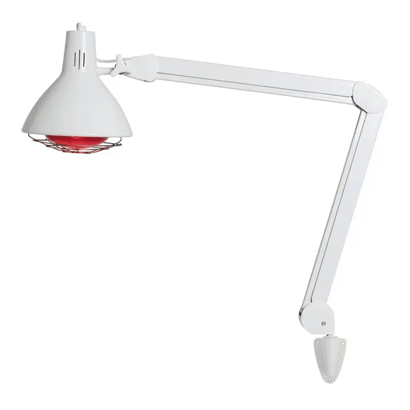 Lampara Infrarrojos 150 W. Foco y mordaza mesa