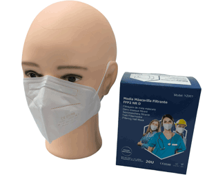 Mascarilla FFP2 - BLANCA - (Caja 20 uds.)