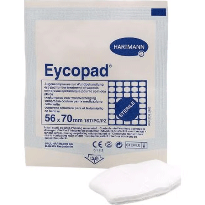 [0760] Eycopad 56*70 mm. Estéril. Caja 25 uds
