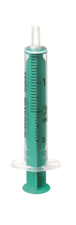 [0019] Jeringa BRAUN dos cuerpos 2 cc. Cono central