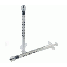 [2756] Jeringa tres cuerpos 1cc. L.L (100 uds)
