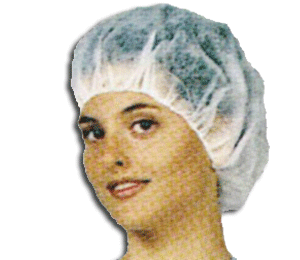 [1130] Gorro ATS circular BLANCO. 100 uds