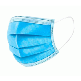 [3177] Mascarilla HIGIENICA, tres capas, con elásticos (Caja 50 uds)