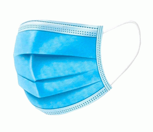 [3183] Mascarilla QUIRURGICA, con gomas. Certificada, caja 50 uds.