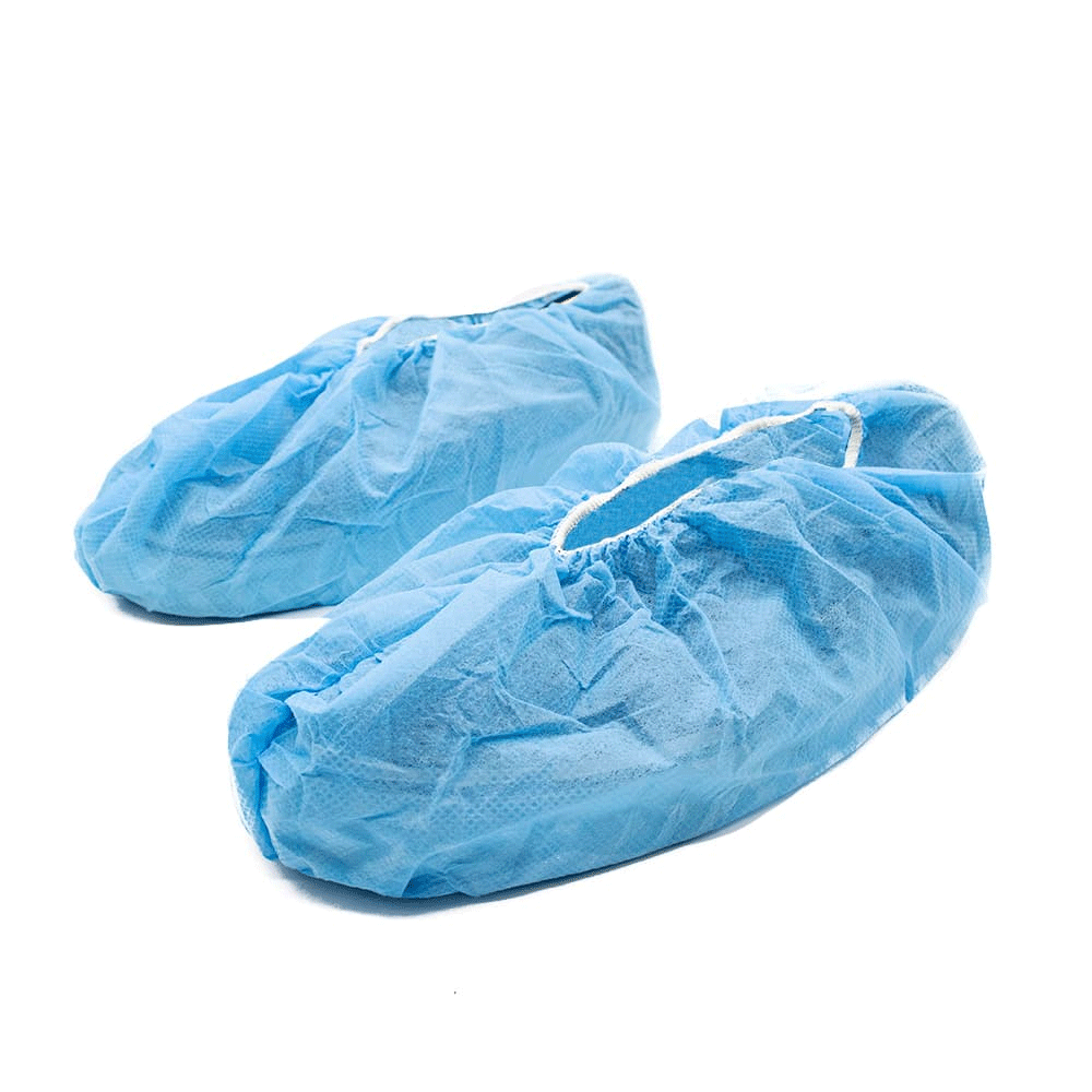 [1357] Calzas Cubrepies tejido sin tejer AZUL. 100 uds