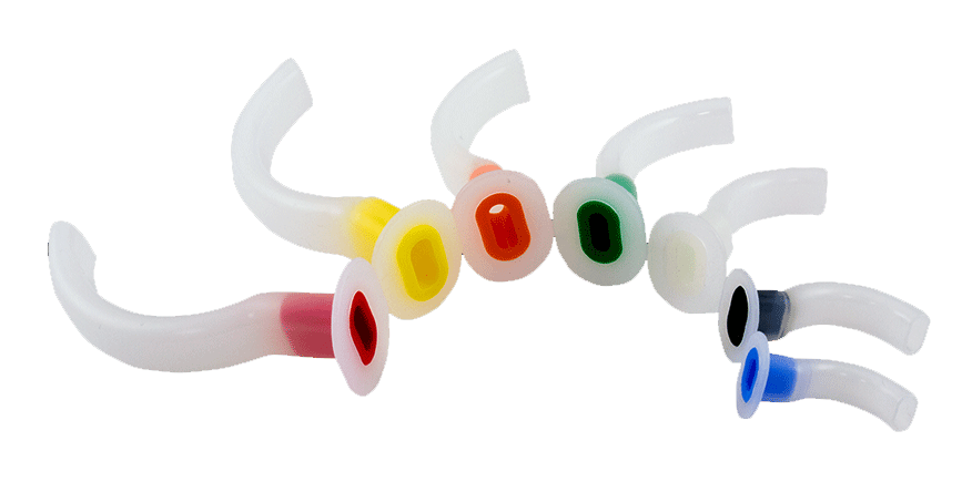 [0758] Cánula Guedel. Nº 2, Blanco, 7 cm.