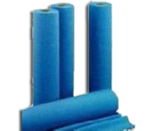 [2376] Rollo Camilla plastificado azul 50*50 (Precorte 40 cm.)