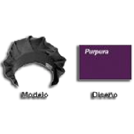 [2413] Gorro Algodón con elástico. Modelo: Púrpura