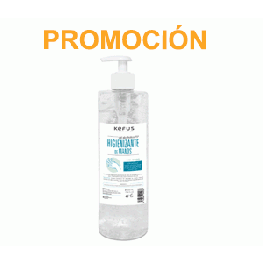 [3165] Gel HIDROALCOHOLICO higienizante manos 500 ml. c/válvula dispensadora
