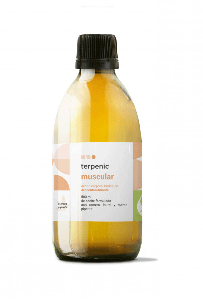 [2930] Aceite MUSCULAR - MASAJE Bio. 500 ml.