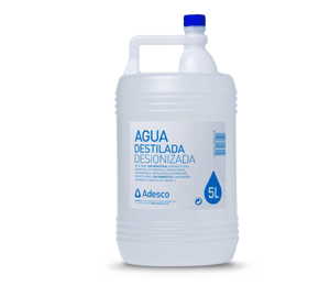 [2438] Agua destilada. Garrafa 5 l.