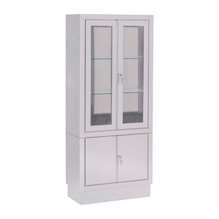 [3368] Vitrina armario acero inoxidable. 140*60*30